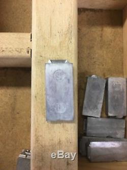 Letterpress Foundry type 24pt. Bold Latin Condensed from Stephenson Blake
