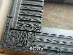 Letterpress Lead Type 12 Pt. Century Border No. 5 ATF B76