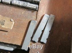 Letterpress Lead Type 12 Pt. Pica Egyptian Extra Condensed Boston Type Fdry d35