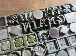 Letterpress Lead Type 18 & 24 Pt. Dingbats, Decorators, Sundries, Etc. D43