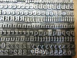 Letterpress Lead Type 18 Pt. Buffalo (H. C. Hansen Type Foundry) a24
