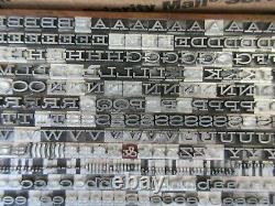 Letterpress Lead Type 18 Pt. Hellenic Wide Bauer Type Foundry P16