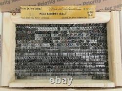Letterpress Lead Type 18 Pt. Liberty ATF # 511 M38