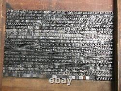 Letterpress Lead Type 18 Pt. New Caslon Italic Inland Type Foundry H49