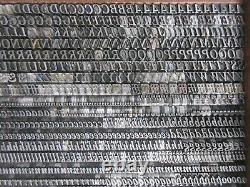 Letterpress Lead Type 18 Pt. New Caslon Italic Inland Type Foundry H49