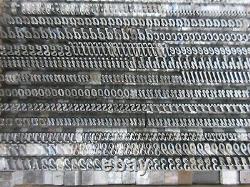 Letterpress Lead Type 18 Pt. New Caslon Italic Inland Type Foundry H49