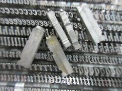 Letterpress Lead Type 18 Pt. New Caslon Italic Inland Type Foundry H49