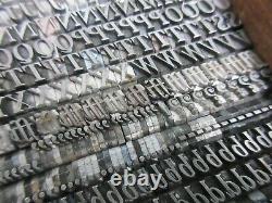 Letterpress Lead Type 18 Pt. New Caslon Italic Inland Type Foundry H49