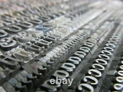 Letterpress Lead Type 18 Pt. New Caslon Italic Inland Type Foundry H49