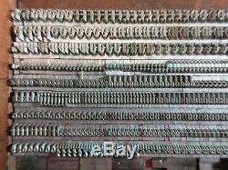 Letterpress Lead Type 18 Pt. Waldorf Text Barnhart Brothers, & Spindler d62