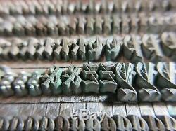 Letterpress Lead Type 18 Pt. Waldorf Text Barnhart Brothers, & Spindler d62