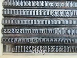 Letterpress Lead Type 18 Pt. Woodward Condensed Inland Type Foundry D37