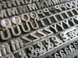 Letterpress Lead Type 24 Pt. Gothic No. 5 Chicago Type Foundry d31