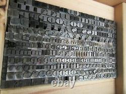 Letterpress Lead Type 30 Pt. Nubian ATF # 510 A11