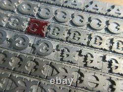 Letterpress Lead Type 36 Pt. Antique Typeface STACCATO G73