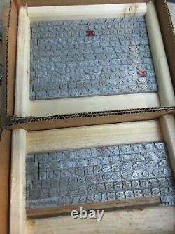 Letterpress Lead Type 36 Pt. Antique Typeface STACCATO G73