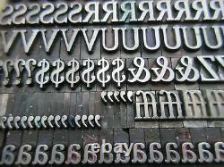 Letterpress Lead Type 36 Pt. Cheltenham Bold Condensed ATF # 68 A16