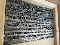 Letterpress Lead Type 36 Pt. Cloister Lightface ATF # 486 D74