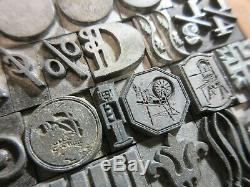 Letterpress Lead Type 36 Pt. Dingbats, Decorators, Sundries, Etc. D38