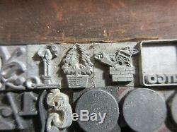 Letterpress Lead Type 36 Pt. Dingbats, Decorators, Sundries, Etc. D38