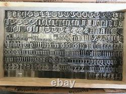 Letterpress Lead Type 36 Pt. Flemish Black ATF # 157 a29