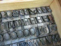 Letterpress Lead Type 48 Pt. Cloister Italic ATF # 103