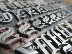 Letterpress Lead Type 48 Pt. Engravers Old Black (B, B, & S) A54