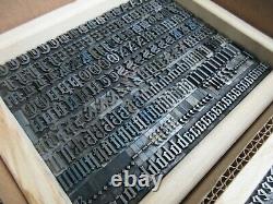 Letterpress Lead Type 48 Pt. Engravers Old Black (B, B, & S) A54