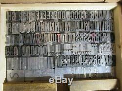 Letterpress Lead Type 72 Pt. Alternate Gothic (Caps, #'s, Punct.) C40