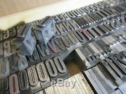 Letterpress Lead Type 72 Pt. Alternate Gothic (Caps, #'s, Punct.) C40