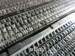 Letterpress Lead Type 8 Pt. Old Style Antique No. 2 Boston Type Foundry d15