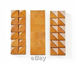 Letterpress Modular Geometric Shapes Wood type, 6 line (25,4 mm) 36 pieces