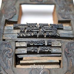 Letterpress Printing Block Ex Libris Bookplate Art Nouveau Border