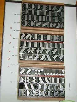 Letterpress Type 48 pt. Broadway ATF Missing L