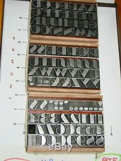 Letterpress Type 48 pt. Broadway ATF Missing L