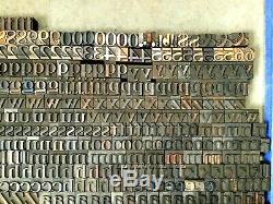 Letterpress Wood Type Caslon 7/16 of an Inch