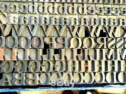 Letterpress Wood Type Caslon 7/16 of an Inch