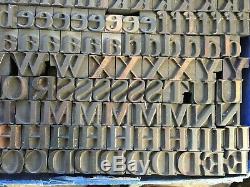 Letterpress Wood Type Caslon 7/16 of an Inch