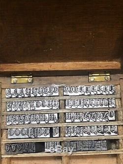 Letterpress metal Lead type Alphabet Printing Letter Press