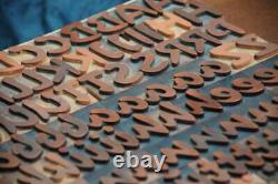 Letterpress printing blocks 182pcs 1.42 tall alphabet type plakadur vintage ABC