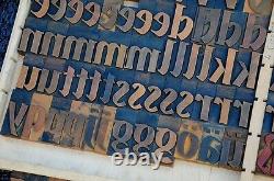 Letterpress printing blocks 200 pcs 2.83 tall alphabet type letters letter ABC