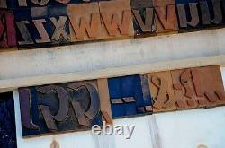 Letterpress printing blocks 200 pcs 2.83 tall alphabet type letters letter ABC