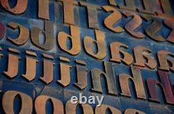 Letterpress printing blocks 200 pcs 2.83 tall alphabet type letters letter ABC