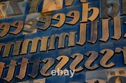 Letterpress printing blocks 200 pcs 2.83 tall alphabet type letters letter ABC