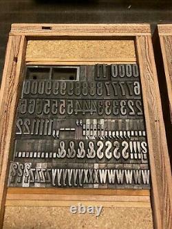 Letterpress type 60pt Gothic Keystone Type Foundry