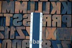 Letterpress wood printing blocks 157pcs 1.42 tall wooden type woodtype block