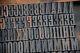 Letterpress Wood Printing Blocks 158pcs 1.61 Tall Alphabet Wooden Type Woodtype