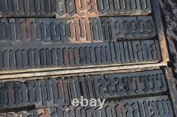 Letterpress wood printing blocks 190pcs 2.83 tall blackletter type woodtype ABC