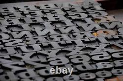 Letterpress wood printing blocks 243pcs 0.87 tall wooden type woodtype alphabet