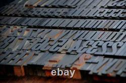 Letterpress wood printing blocks 2.13 tall 250pcs wooden type woodtype alphabet